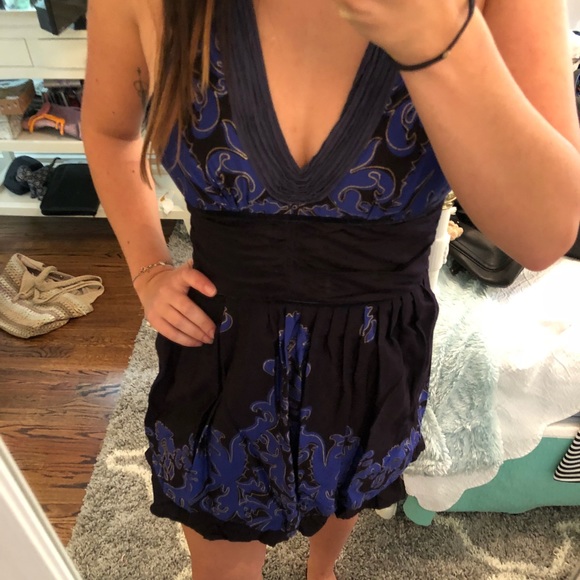 🌟 Free People midnight blue dress - Picture 2 of 7